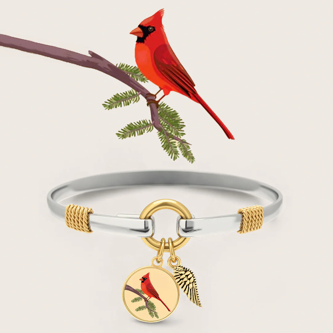Cardinal - Two-Tone Custom Charm Bracelet