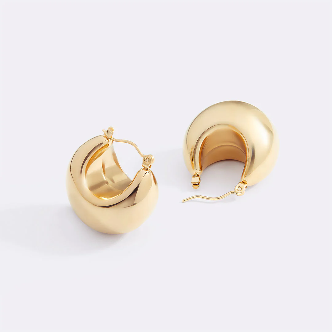 Sculpted Hoop Earrings