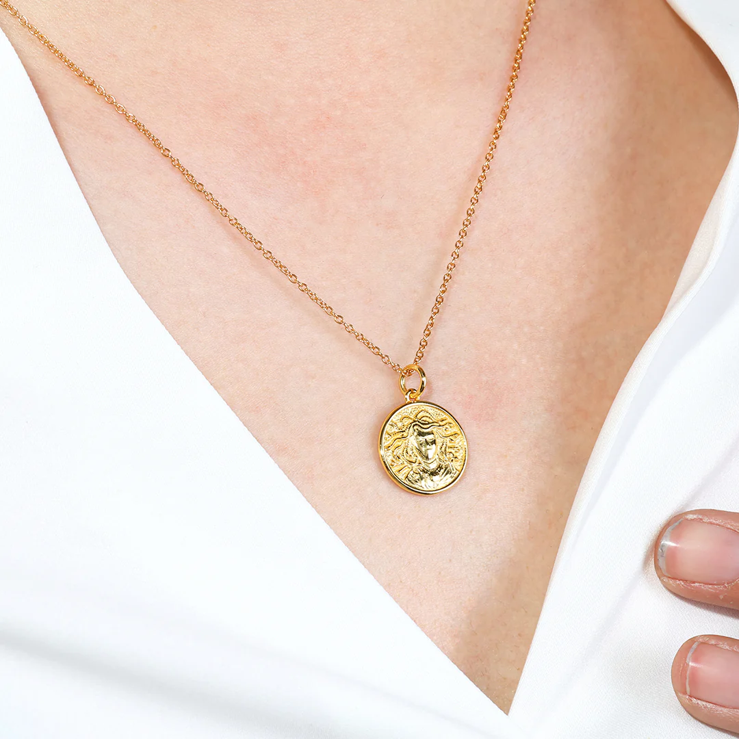 Greek Goddess Pendant Necklace