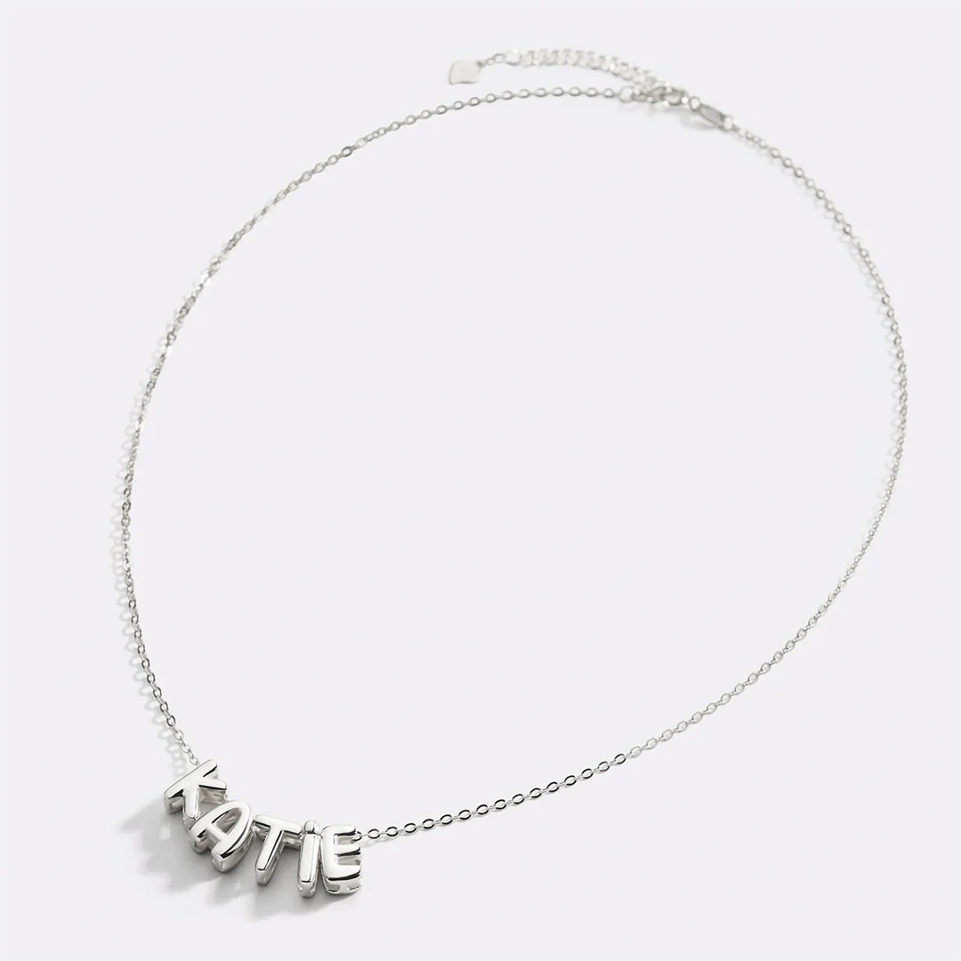 Bubble Name Necklace