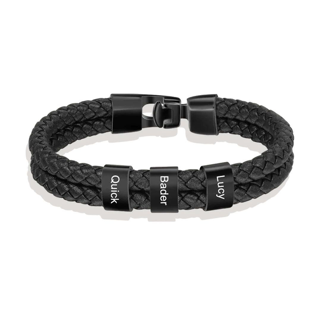 Minimalist Personalized Beaded Name Bracelet