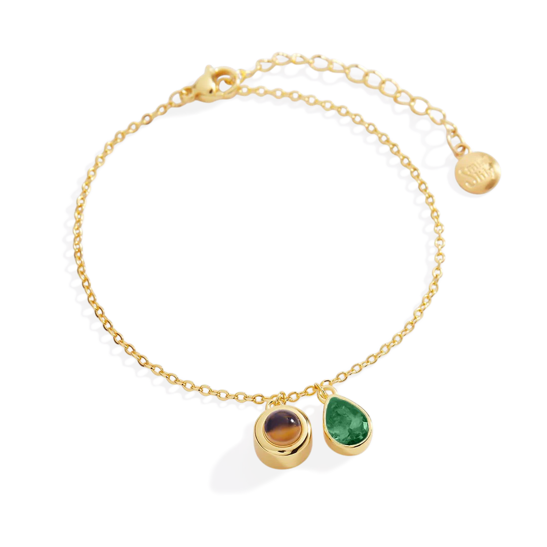 Birthstone Photo Bracelet