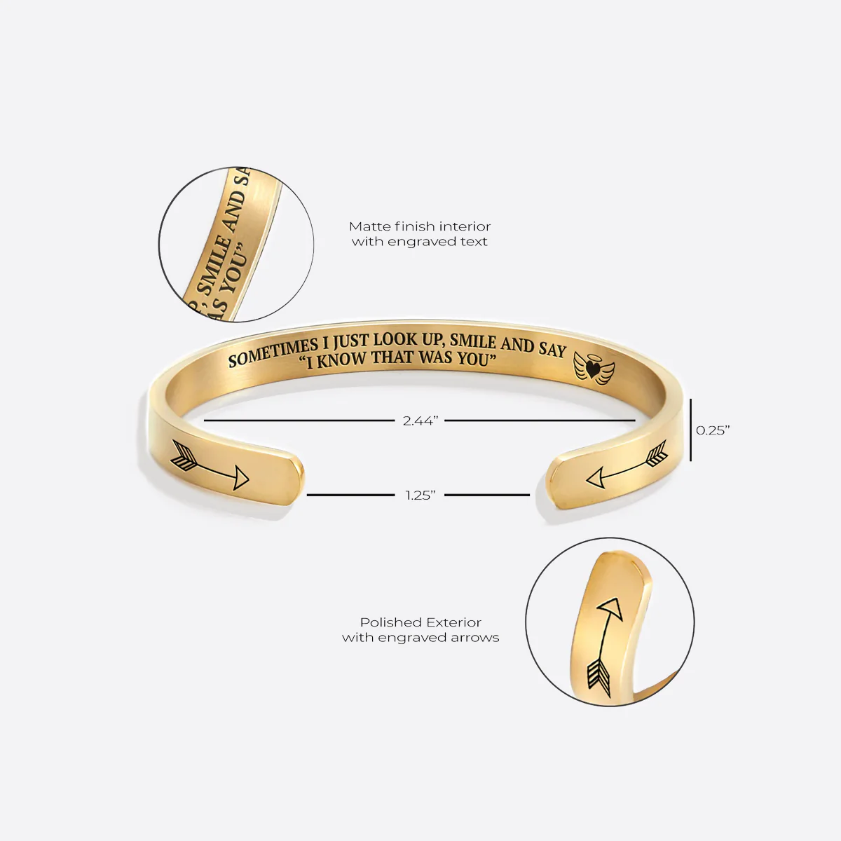 I Know That Was You Cuff Bracelet