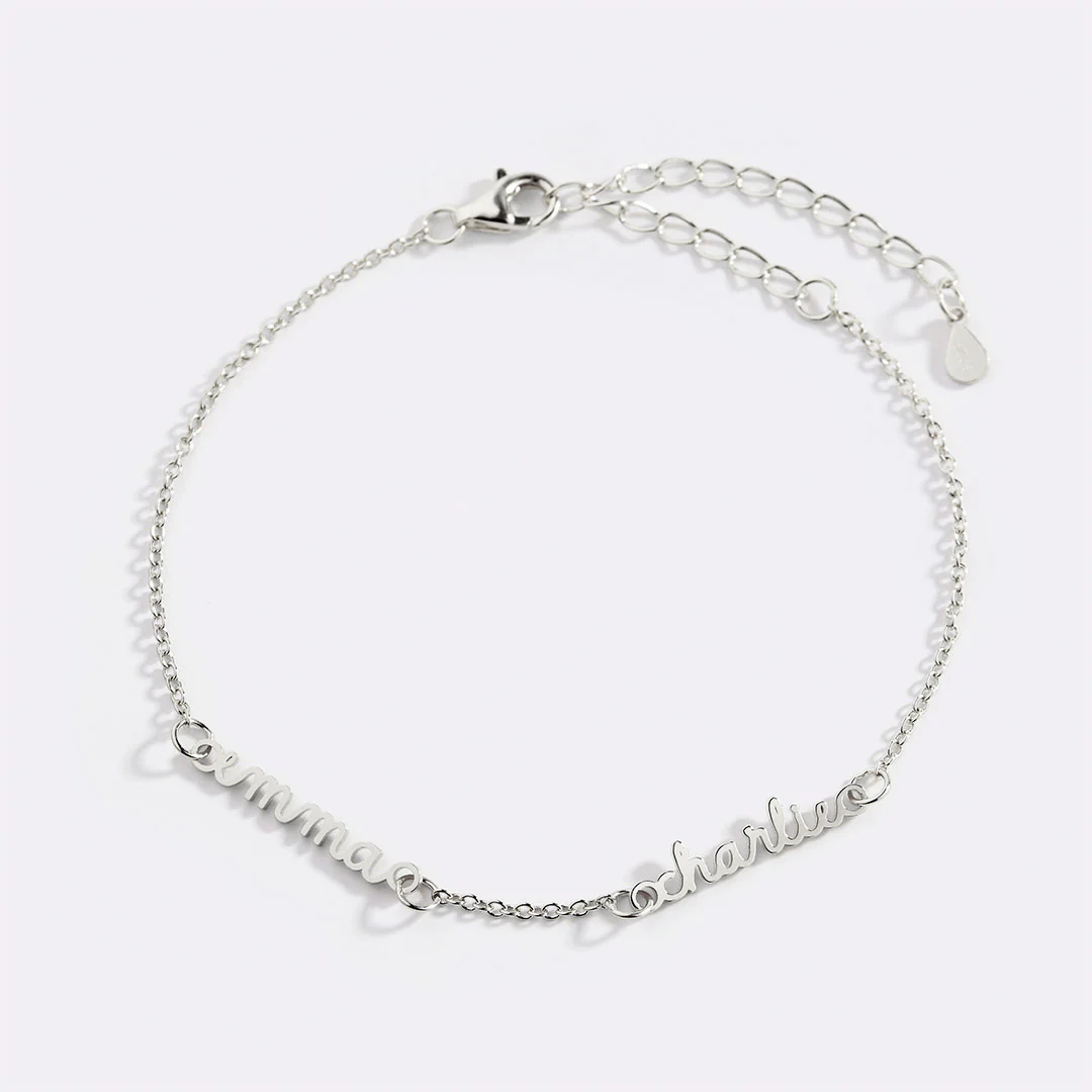 Stella Dainty Multiple Name Bracelet