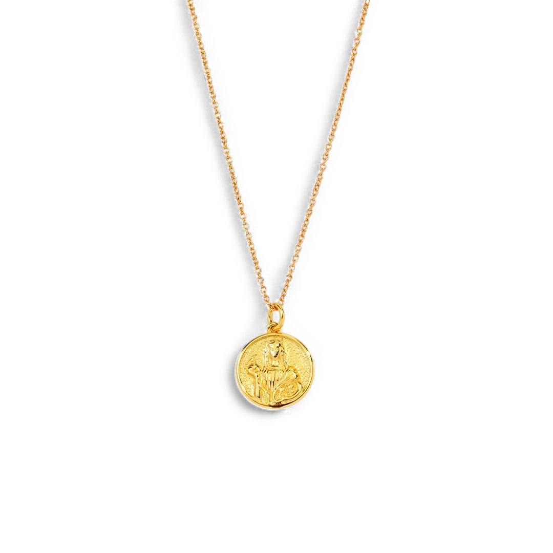 Greek Goddess Pendant Necklace