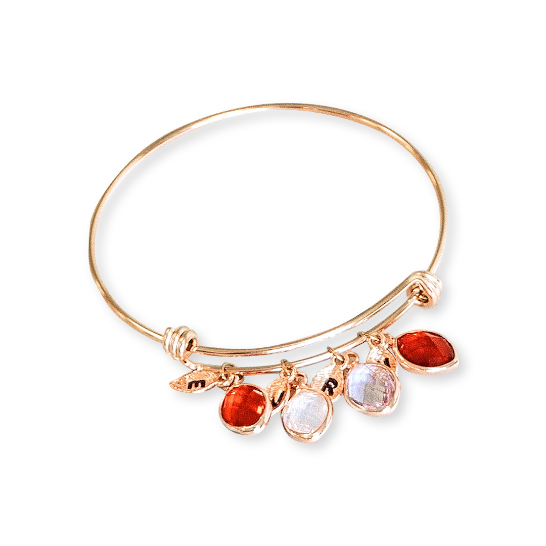 Birthstone Family Charm Bracelet