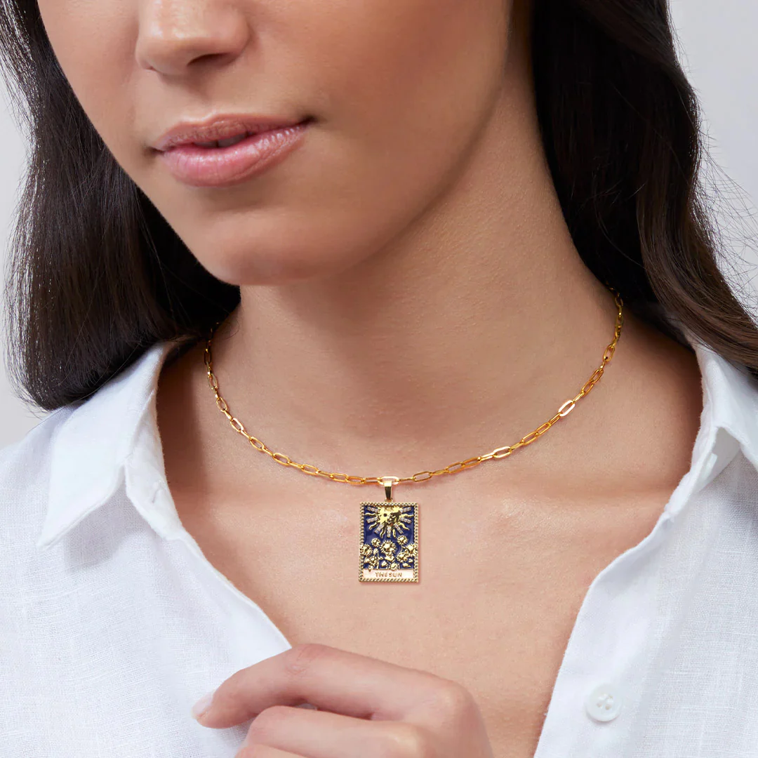 The Sun Tarot Necklace