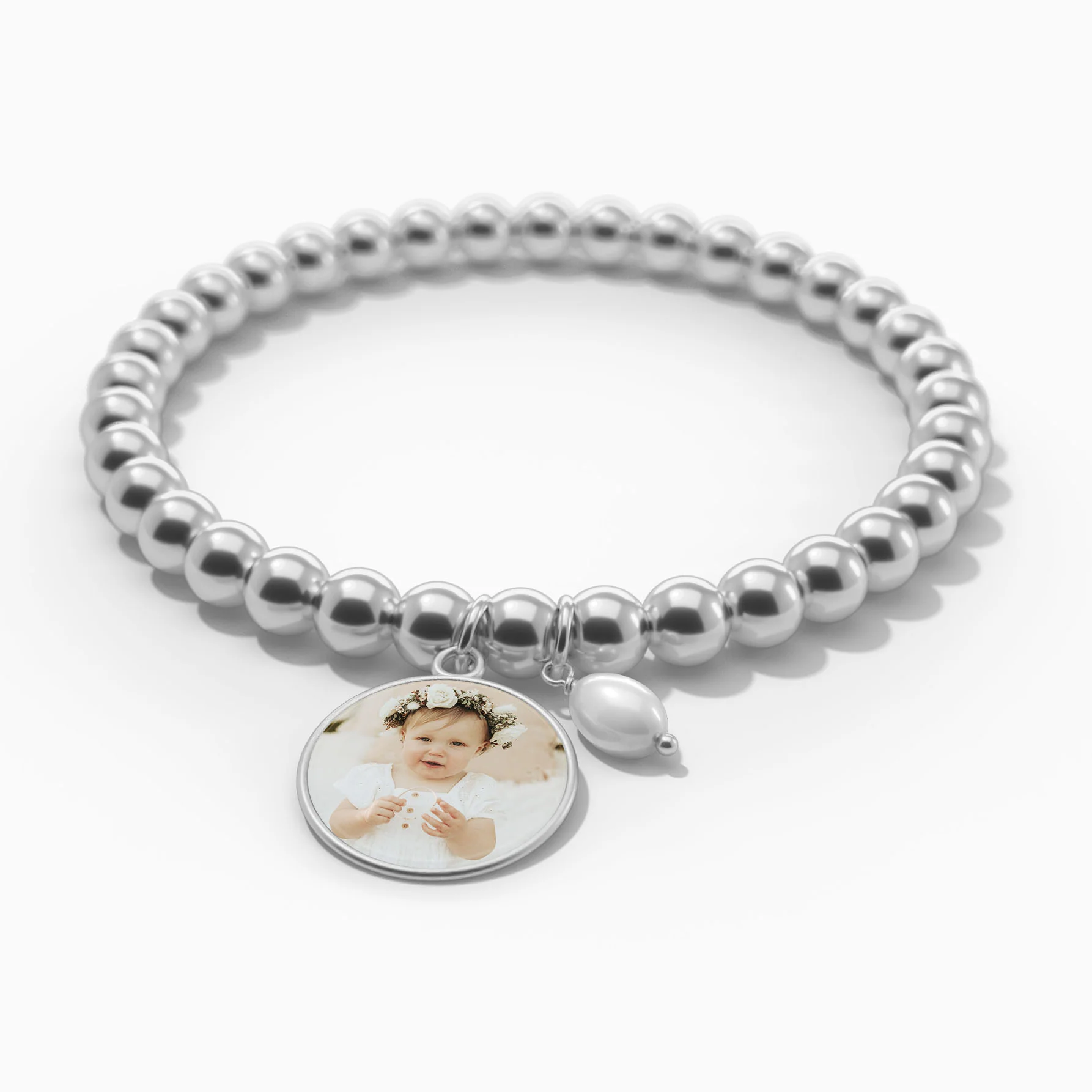Personalized Photo Diana Charm Bracelet