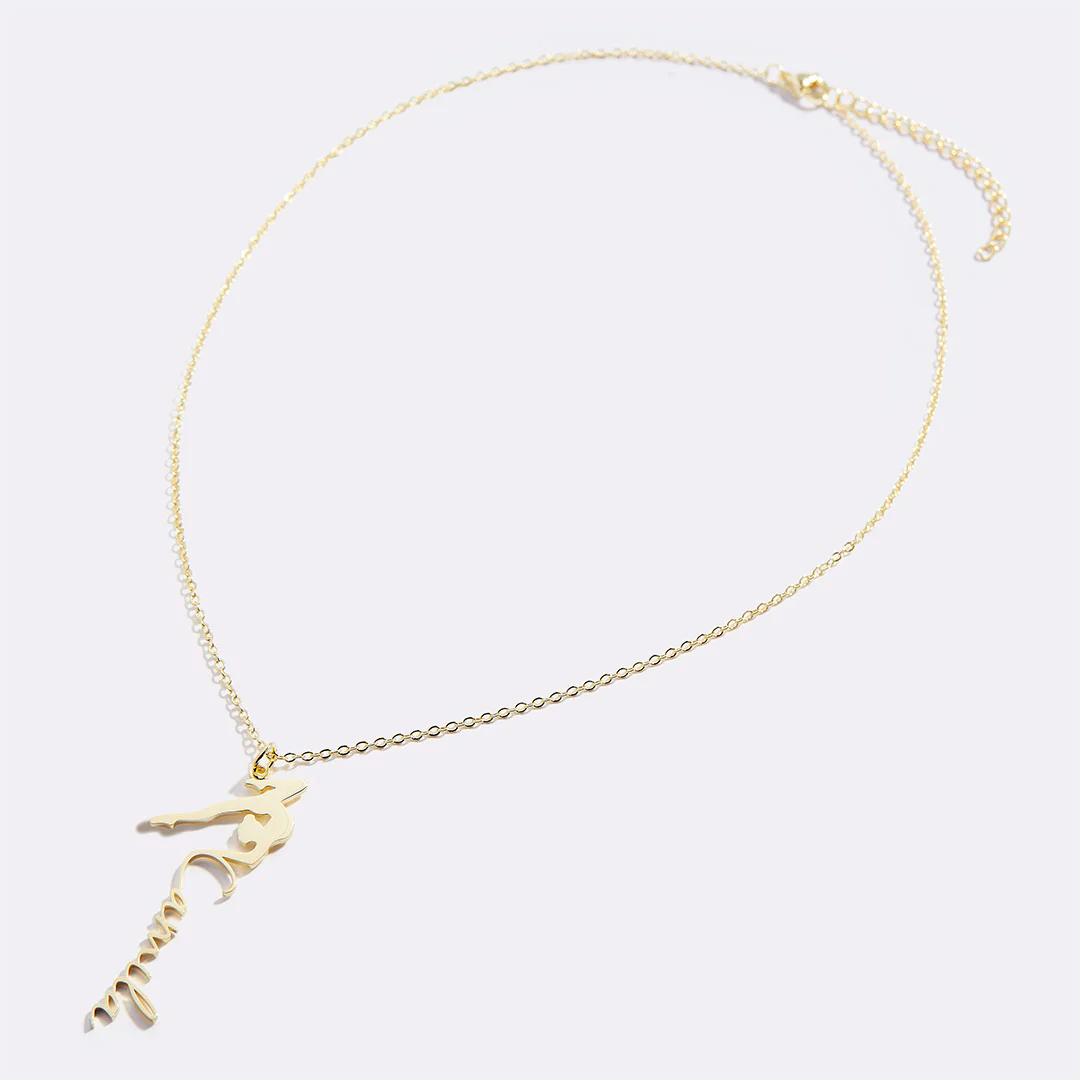 Personalized Gymnastics Necklace