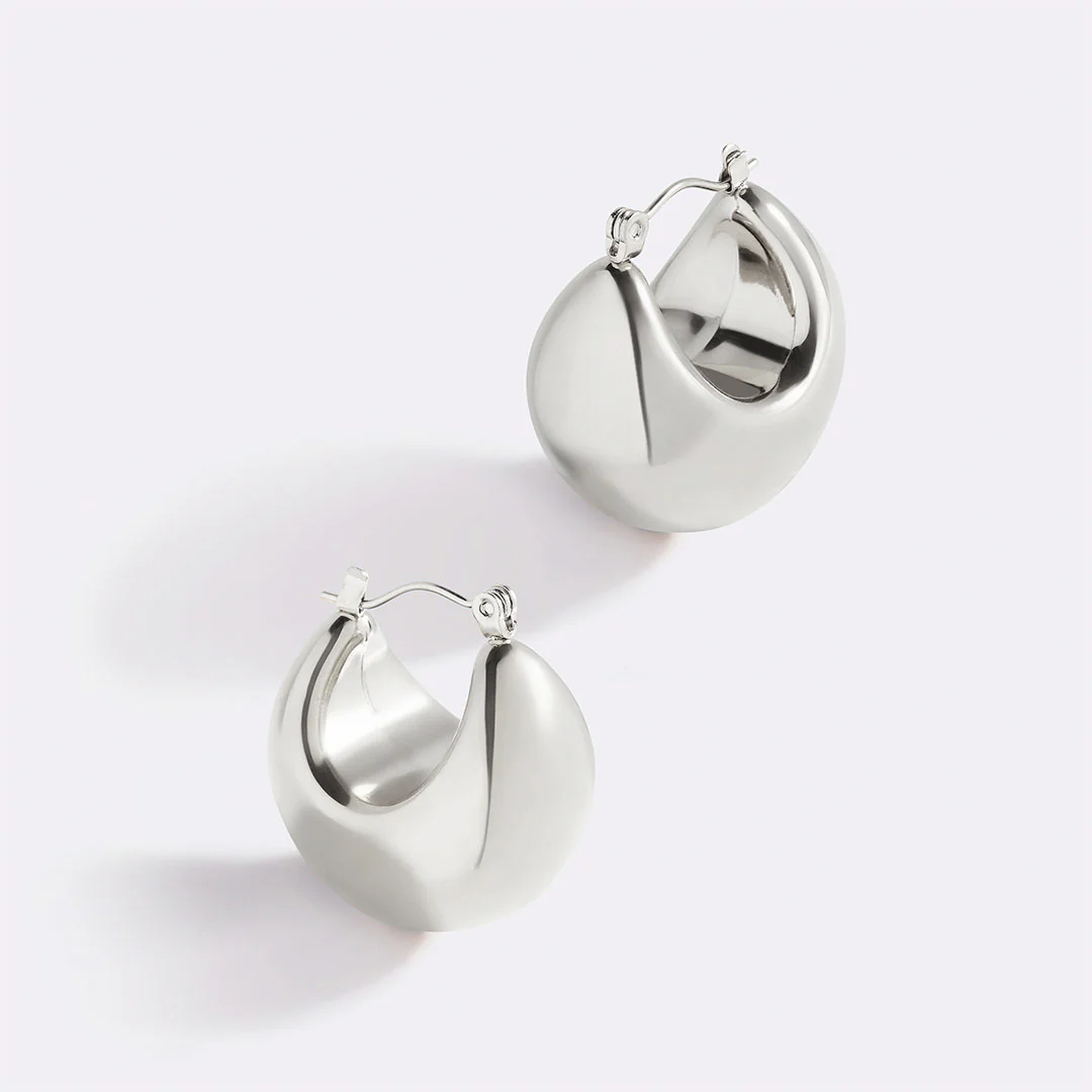 Sculpted Hoop Earrings