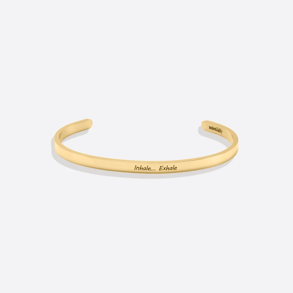 Personalized Thin Cuff Bracelet