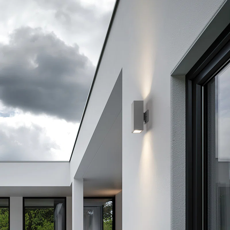 Alvisa Outdoor Wall Light in 2 Lights with Aluminum