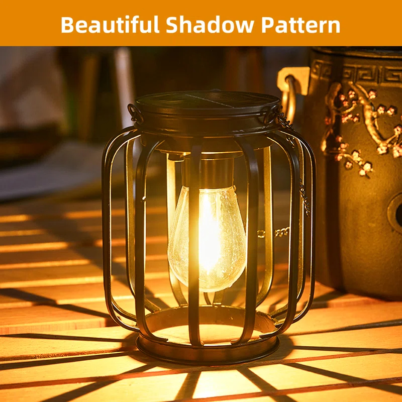 Solar Powered Integrated LED Outdoor Lantern