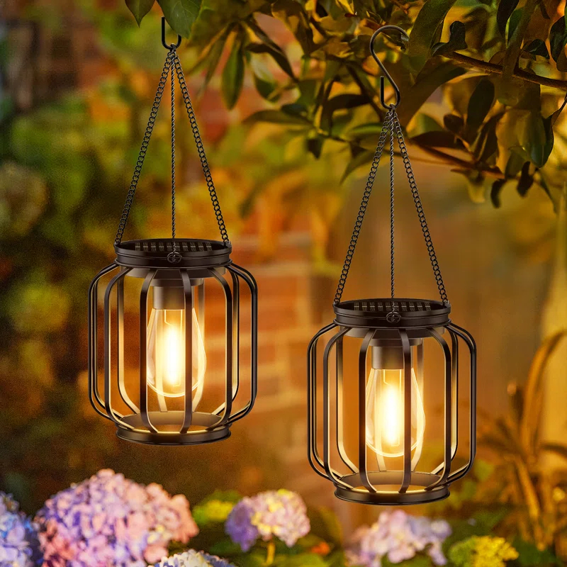 Solar Powered Integrated LED Outdoor Lantern