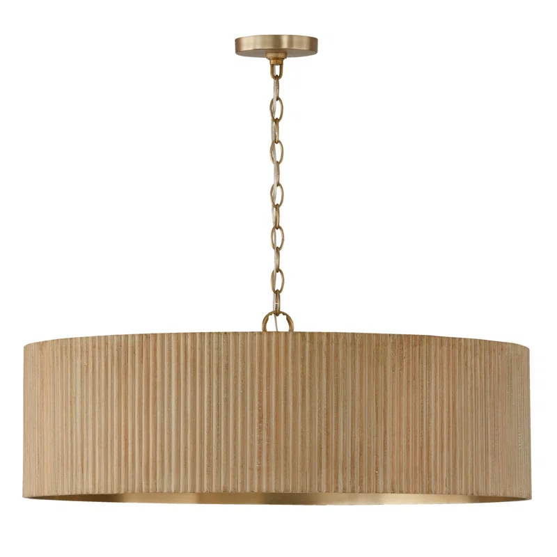 Light Dimmable Drum Chandelier