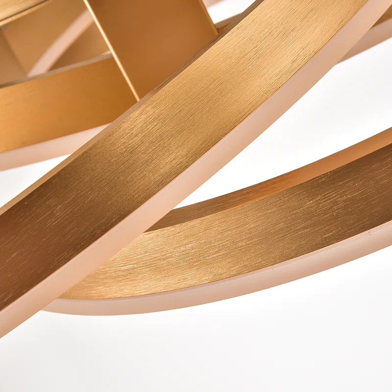 Modern Square/Rectangle LED Chandelier with Aluminum Frame