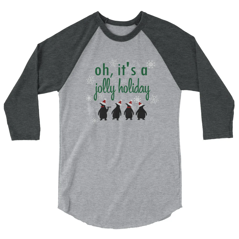 Jolly Holiday Disney Christmas Raglan
