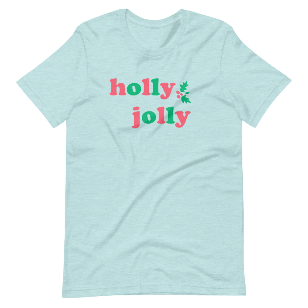 Mickey Holly Jolly Holiday Short-Sleeve Unisex T-Shirt