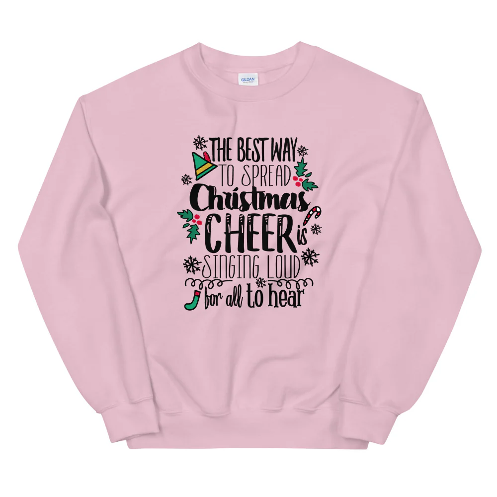 Elf Christmas Sweatshirt Buddy the Elf Christmas Shirt for Him Unisex Sweatshirt