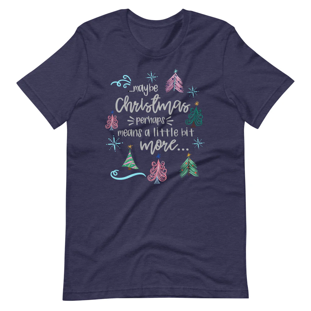 Grinch Christmas T-Shirt Grinchmas Holiday Trees Short-Sleeve Unisex T-Shirt