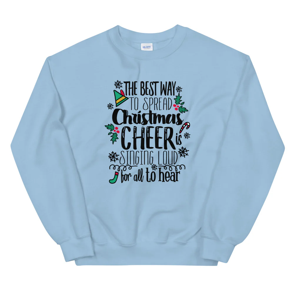 Elf Christmas Sweatshirt Buddy the Elf Christmas Shirt for Him Unisex Sweatshirt