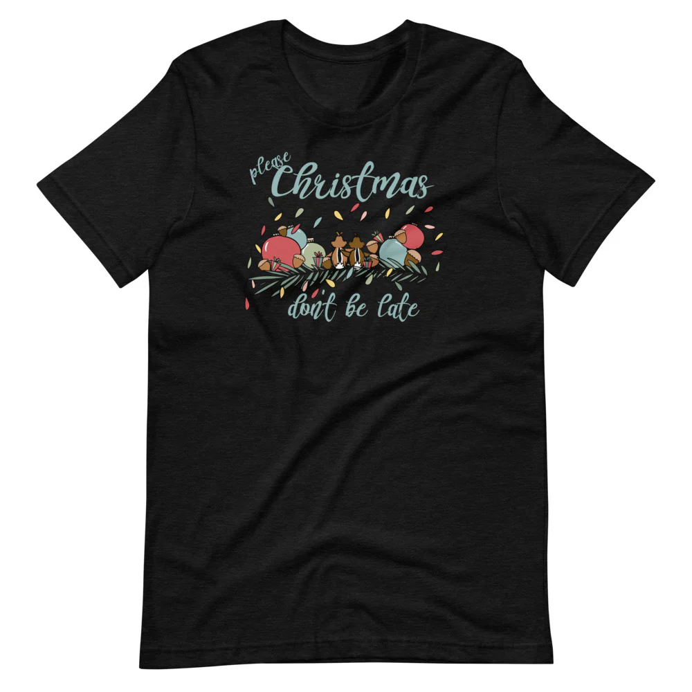 Chip and Dale Christmas T-Shirt Please Christmas Don't Be Late Chipmunk Song T-shirt