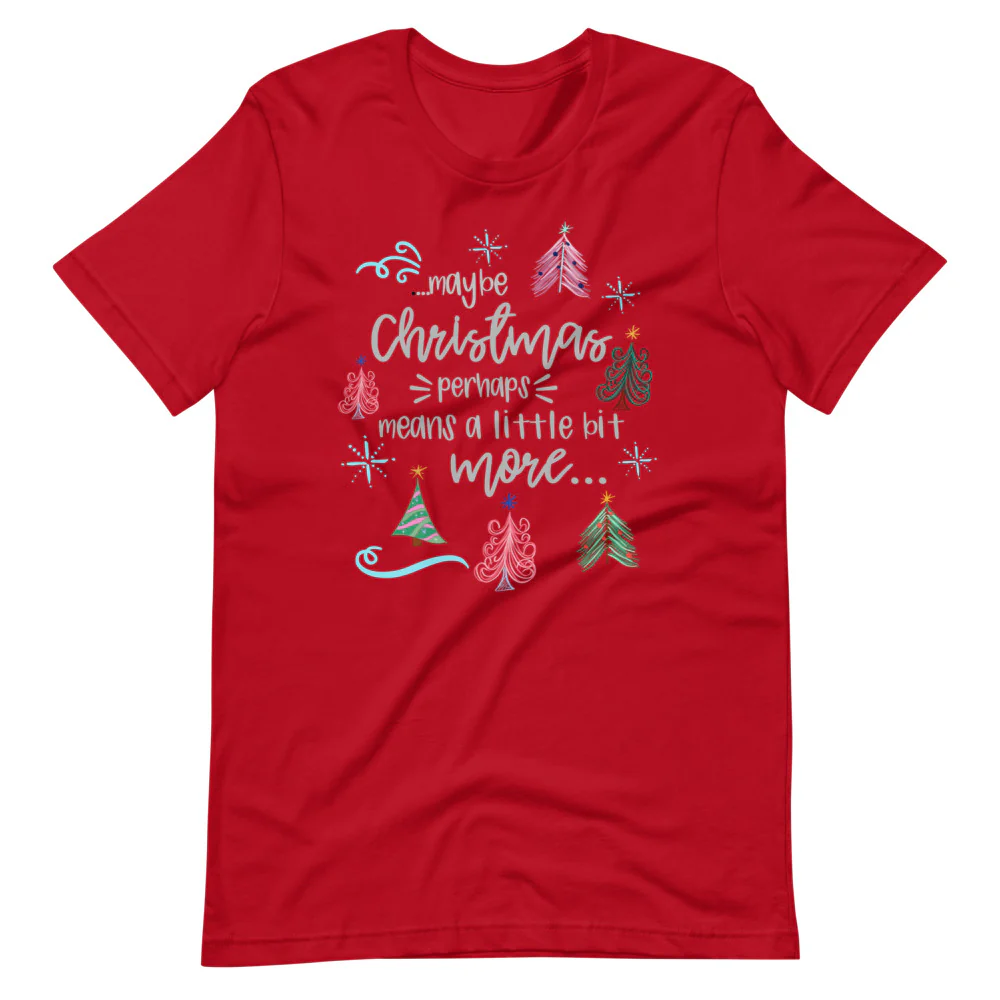 Grinch Christmas T-Shirt Grinchmas Holiday Trees Short-Sleeve Unisex T-Shirt