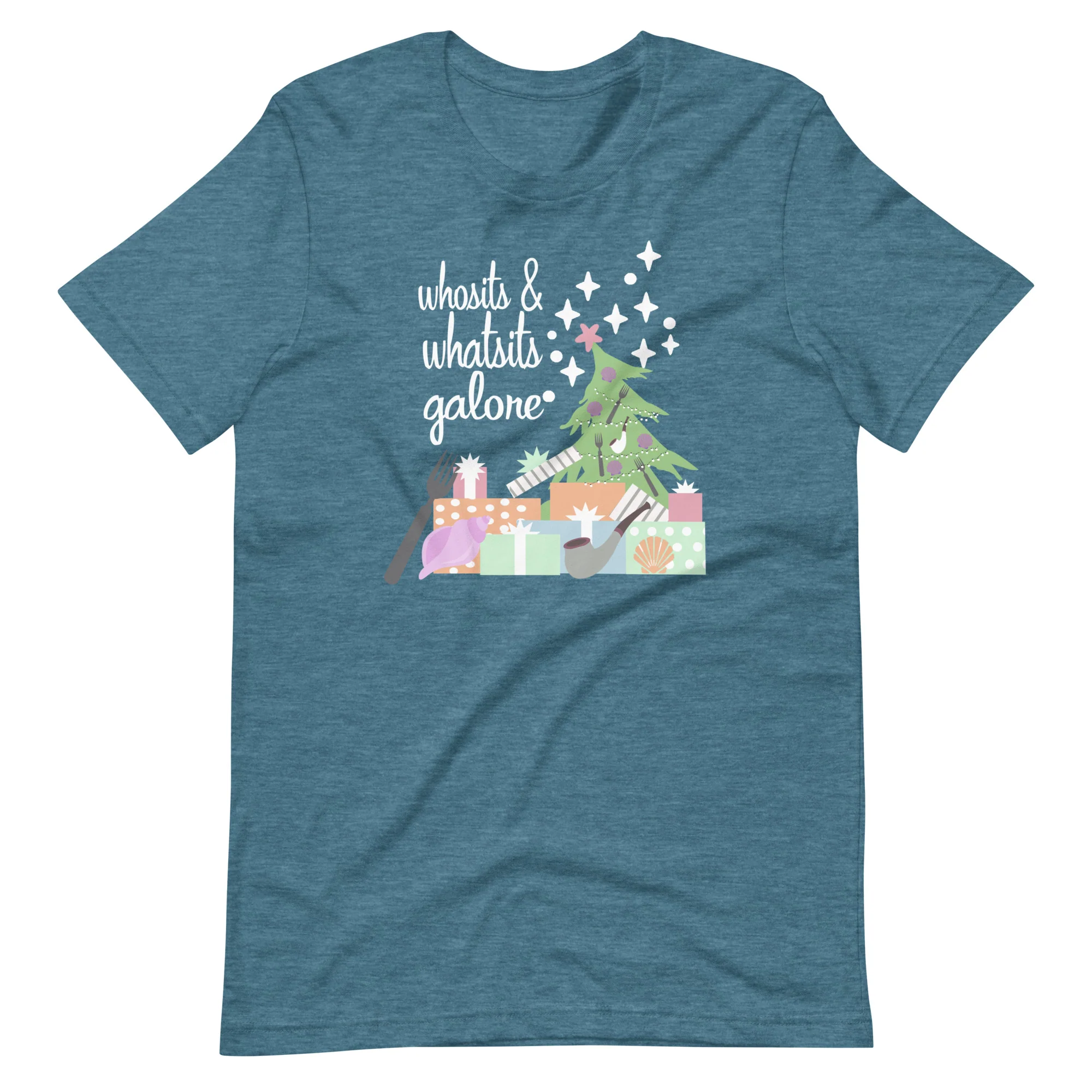 Little Mermaid Christmas T-shirt Whosits and Whatsits Galore, Mermaid Christmas T-Shirt