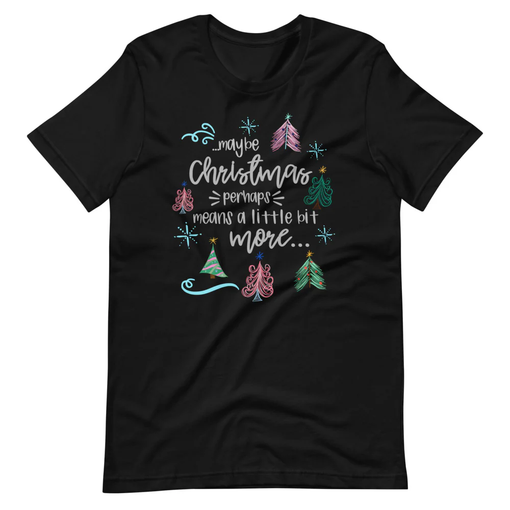 Grinch Christmas T-Shirt Grinchmas Holiday Trees Short-Sleeve Unisex T-Shirt