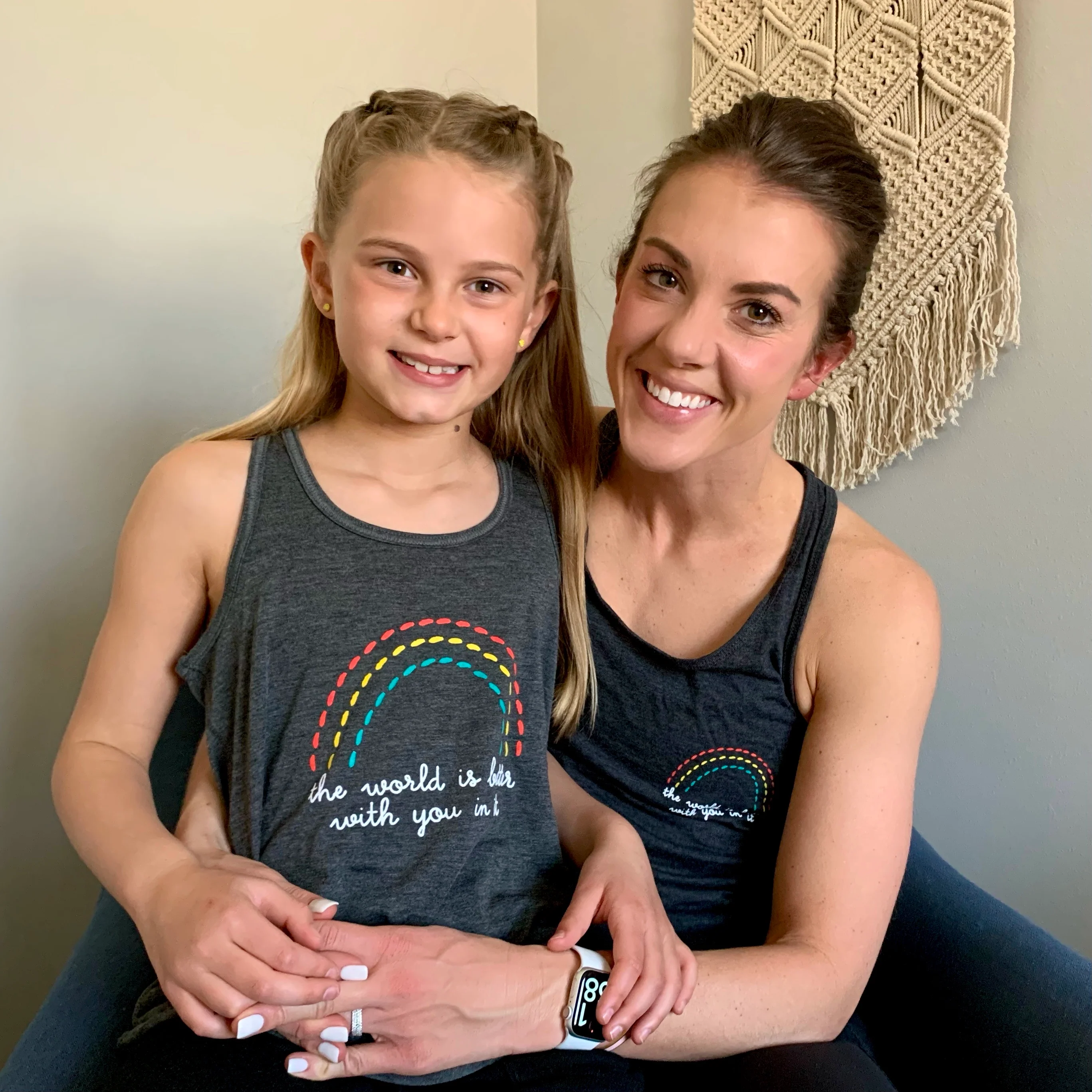 THE WORLD IS BETTER WITH YOU IN IT KID RACER TANK