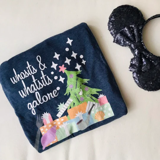 Little Mermaid Christmas T-shirt Whosits and Whatsits Galore, Mermaid Christmas T-Shirt