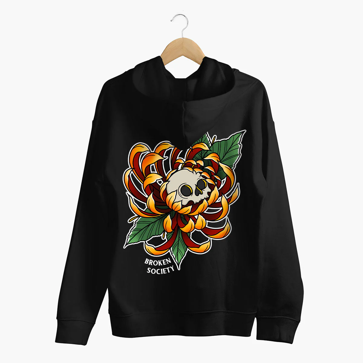 Skull Flower Hoodie (Unisex)