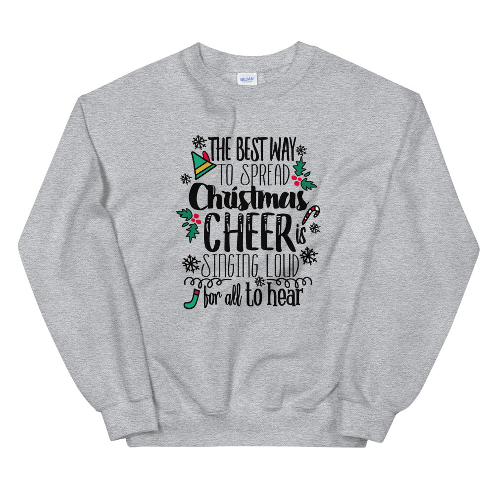 Elf Christmas Sweatshirt Buddy the Elf Christmas Shirt for Him Unisex Sweatshirt