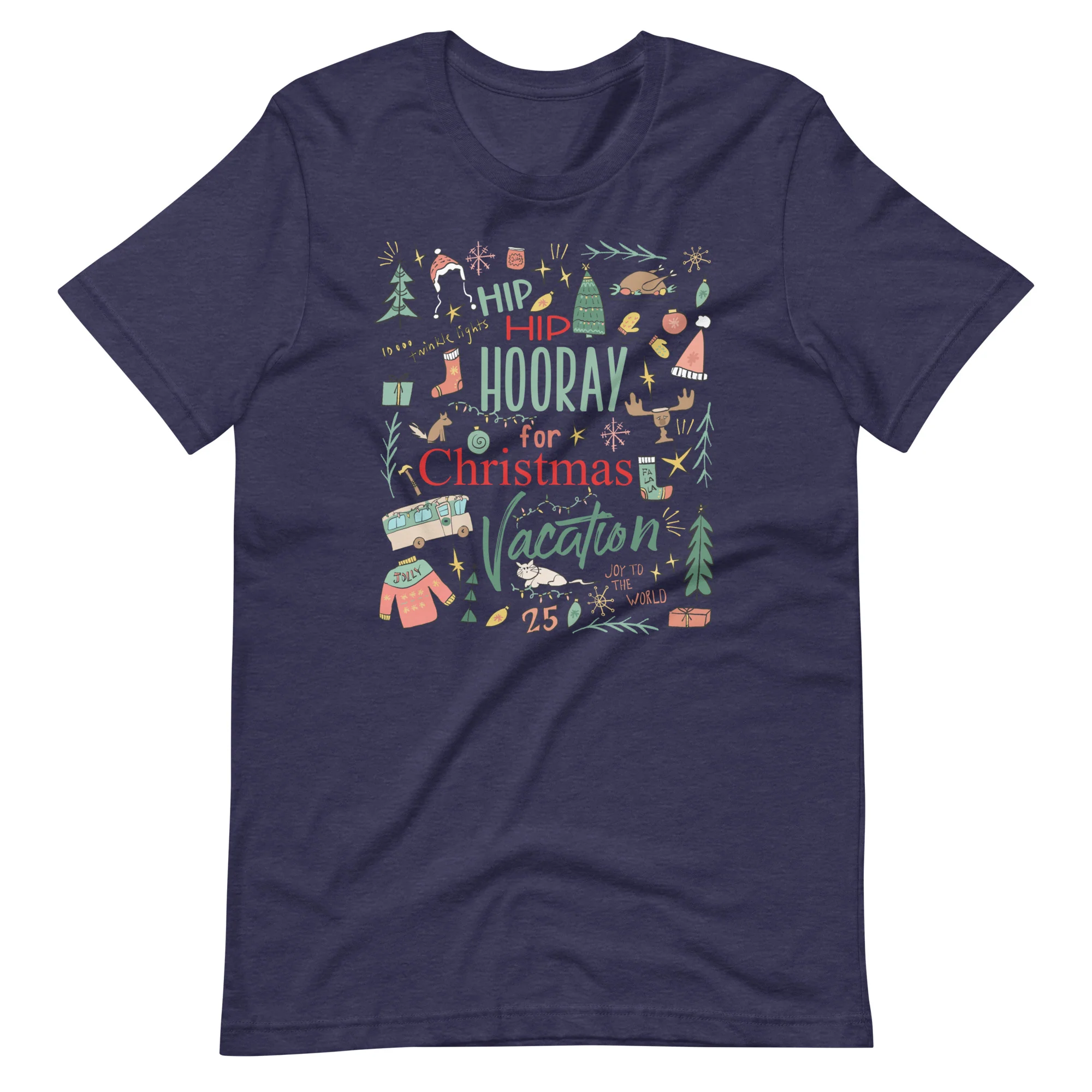 Christmas Vacation T-Shirt Hip Hip Hooray for Christmas Vacation Griswold Family Christmas T-Shirt
