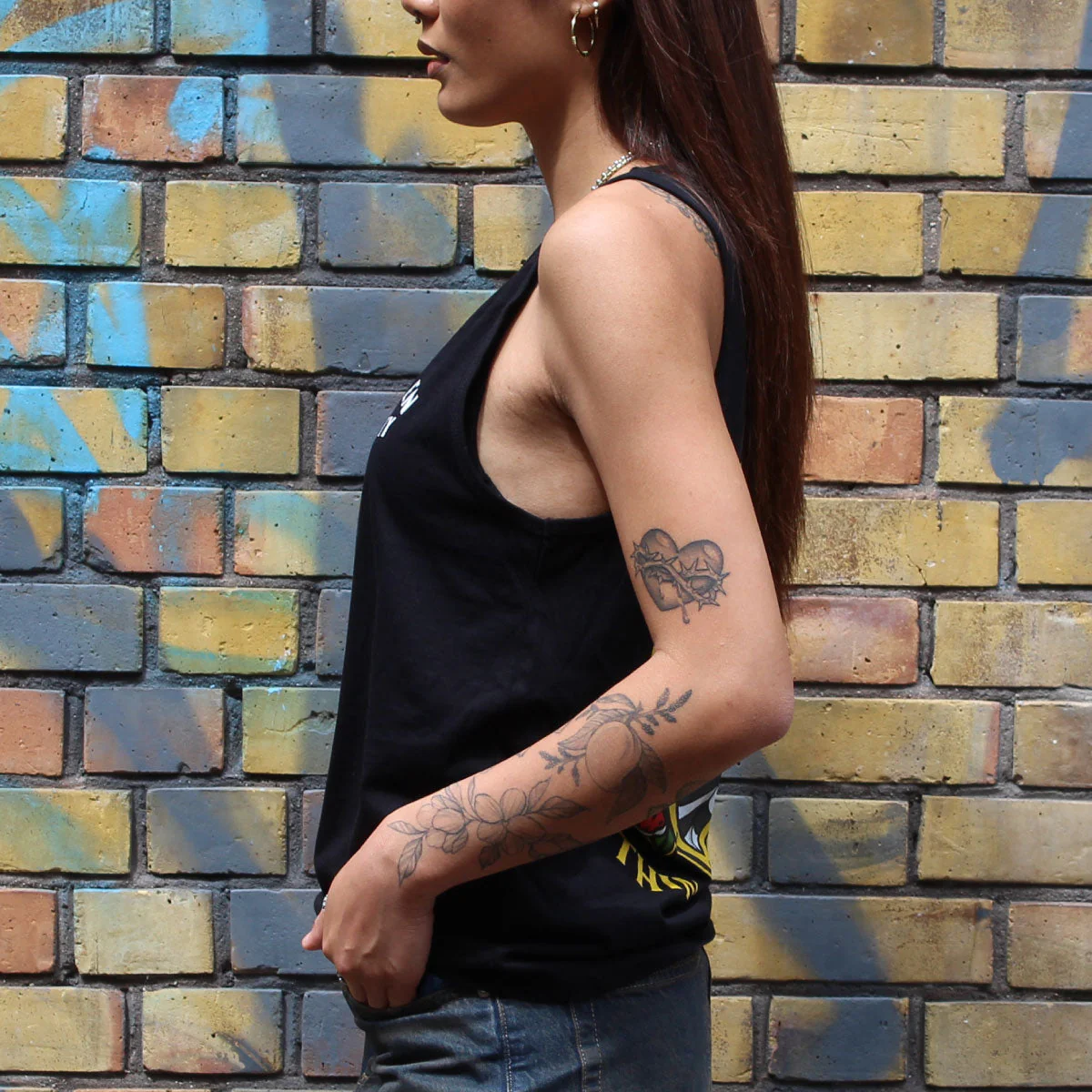 Roses And Animal Print Tank (Unisex)