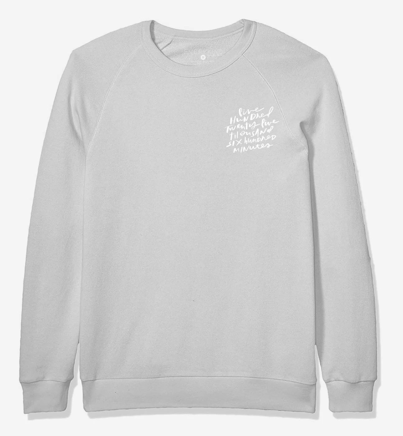 525,600 MINUTES SWEATSHIRT