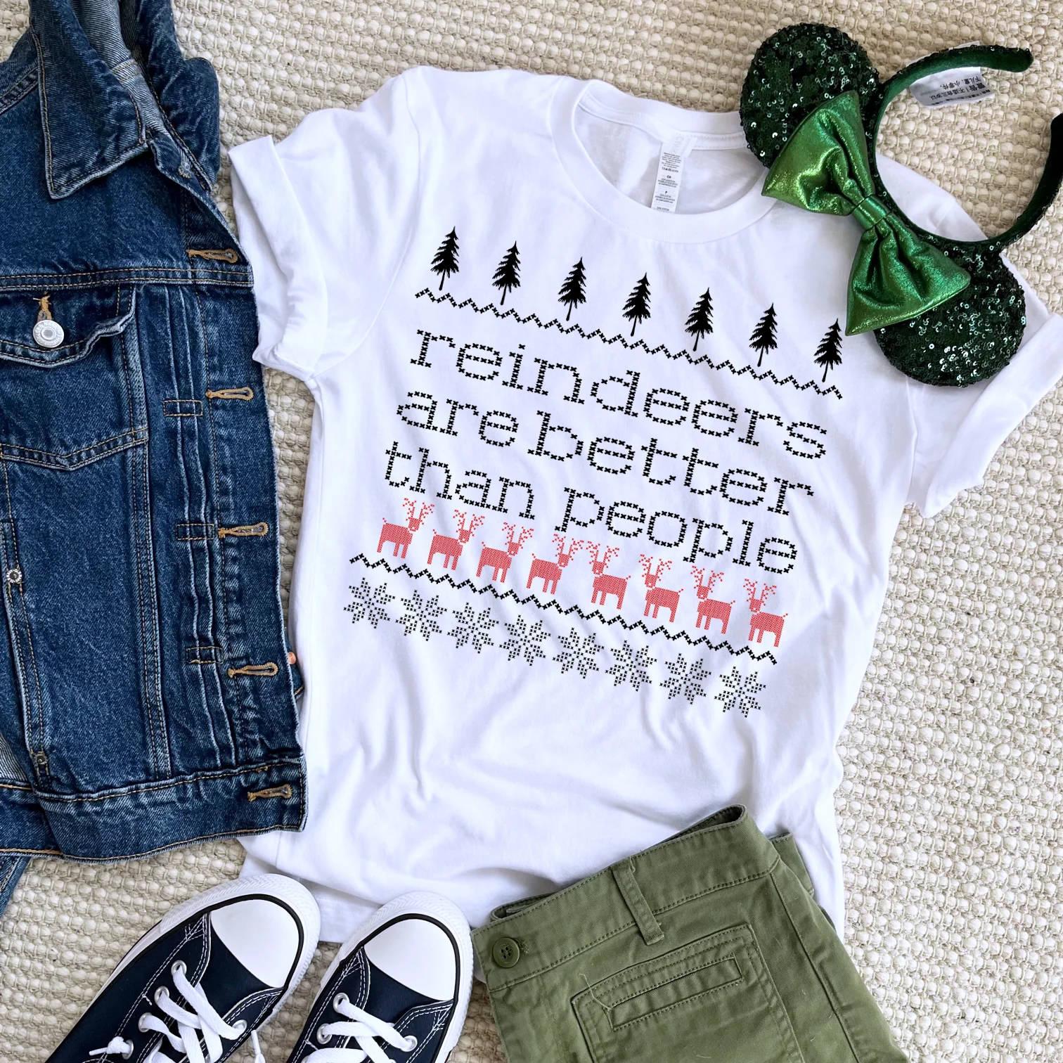Disney Frozen Sven T-Shirt Disney Christmas Shirt Frozen Christmas Reindeer Are Better Than People T-Shirt