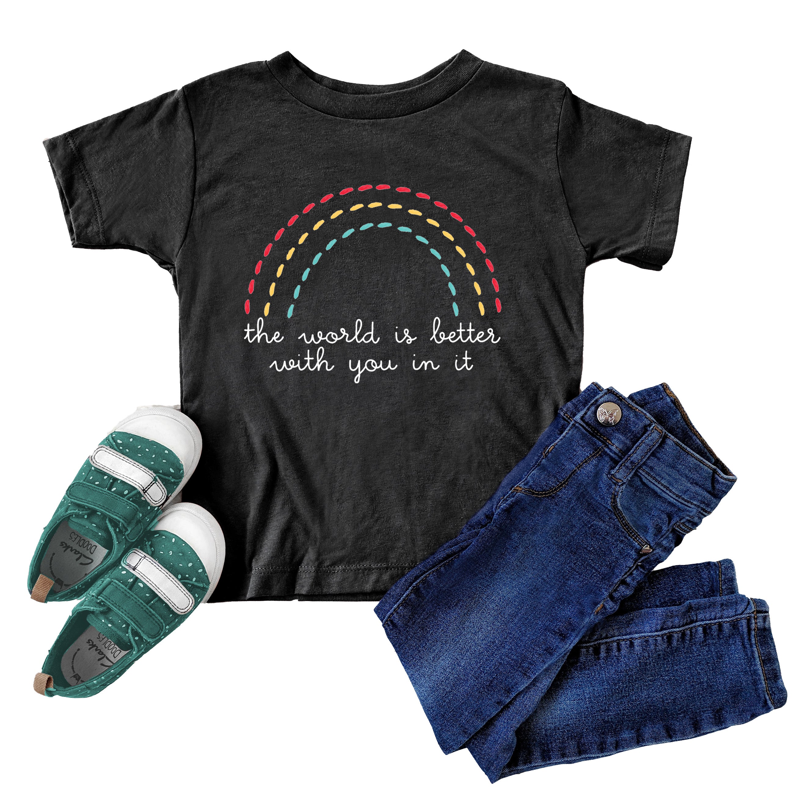 THE WORLD IS BETTER WITH YOU IN IT KID T-SHIRT