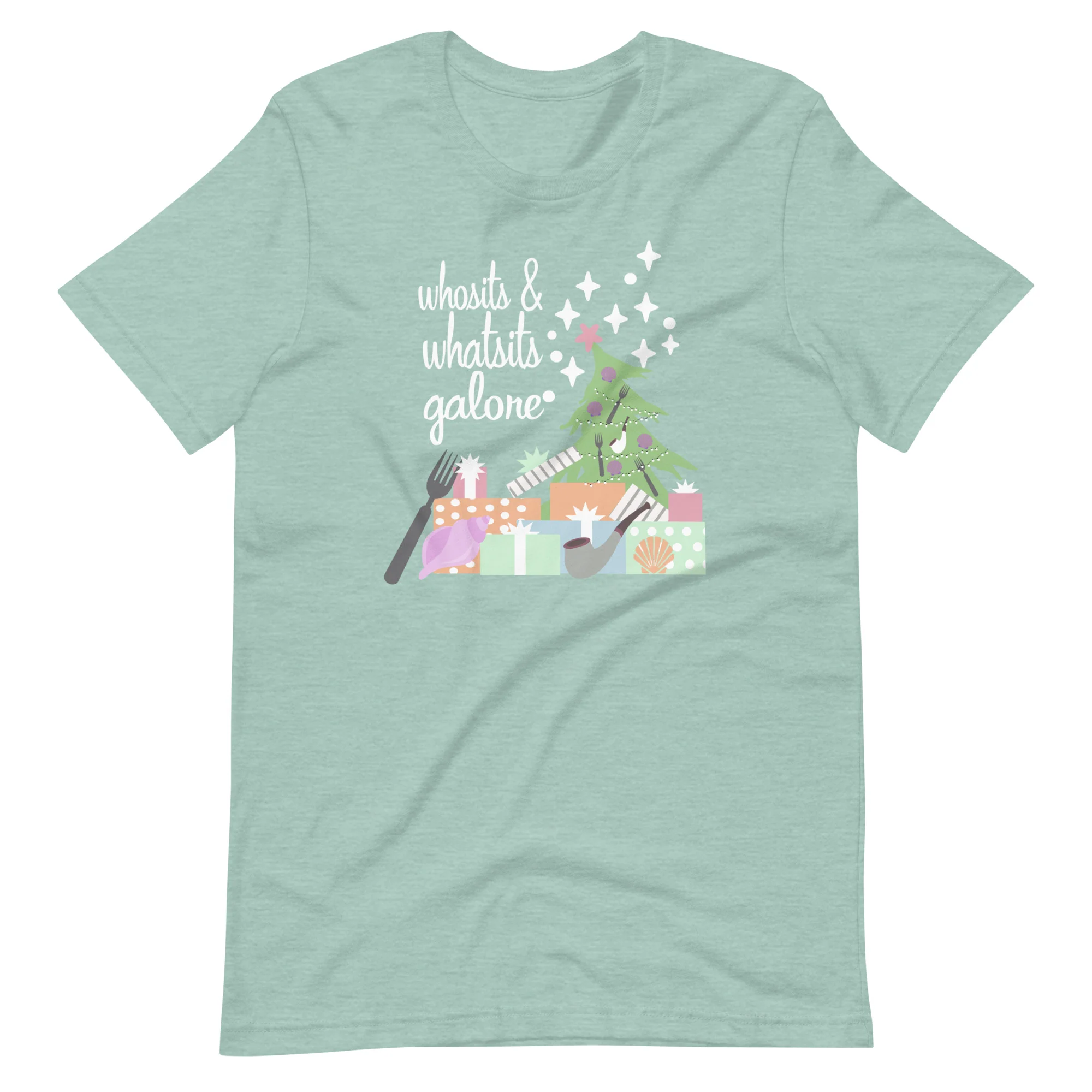Little Mermaid Christmas T-shirt Whosits and Whatsits Galore, Mermaid Christmas T-Shirt
