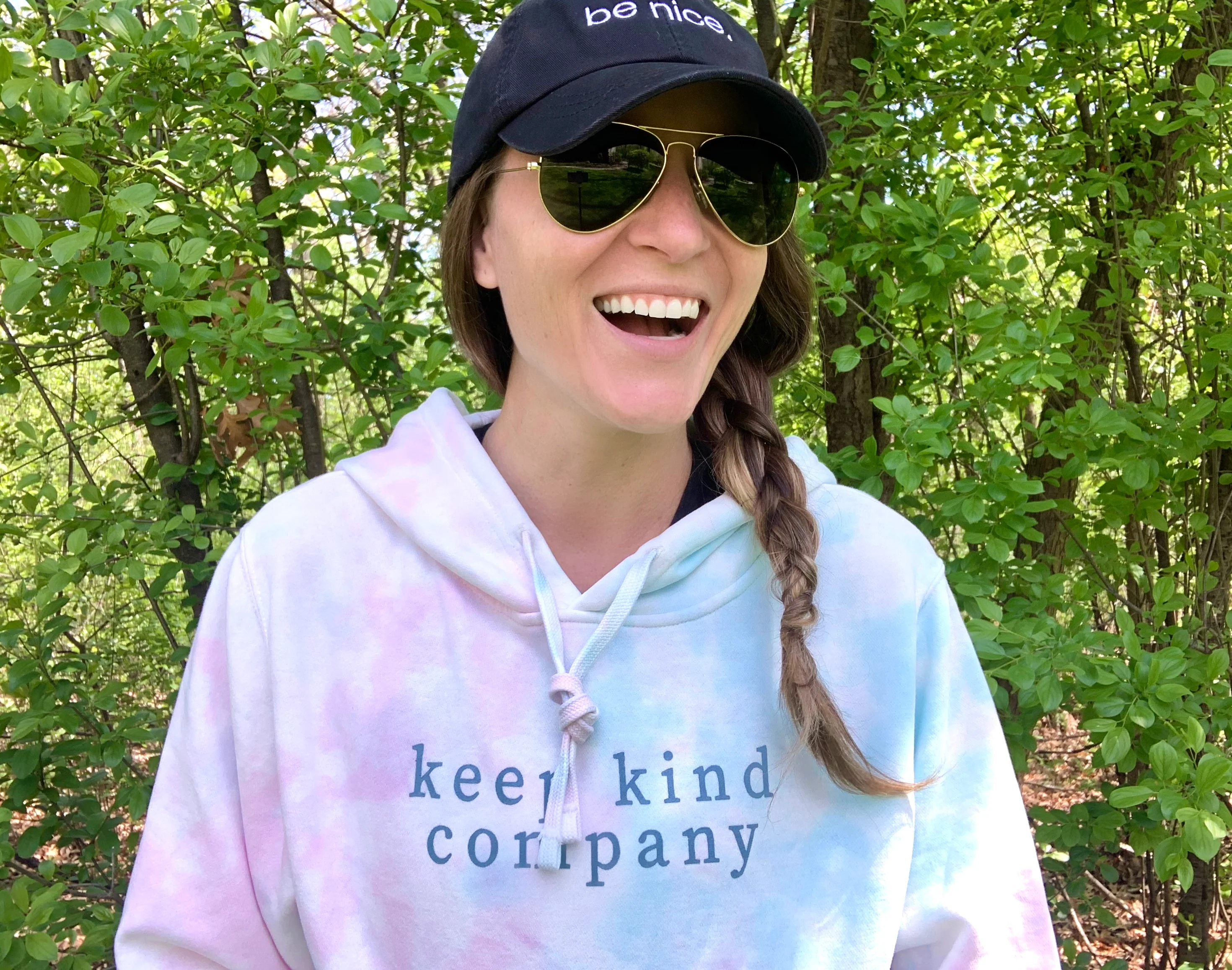 KEEP KIND COMPANY TIE DYE ADULT HOODIE