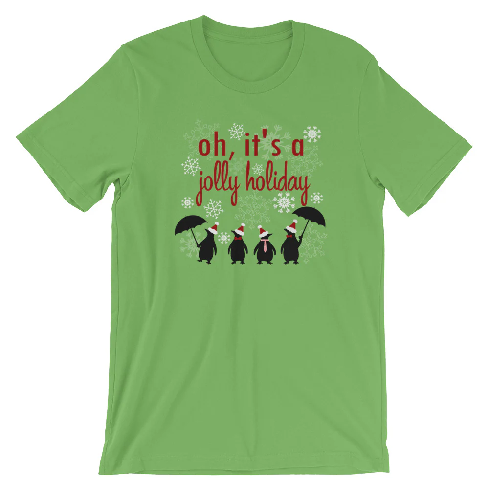 Jolly Holiday Snowfall, Disney Christmas, Mary Poppins Unisex T-Shirt