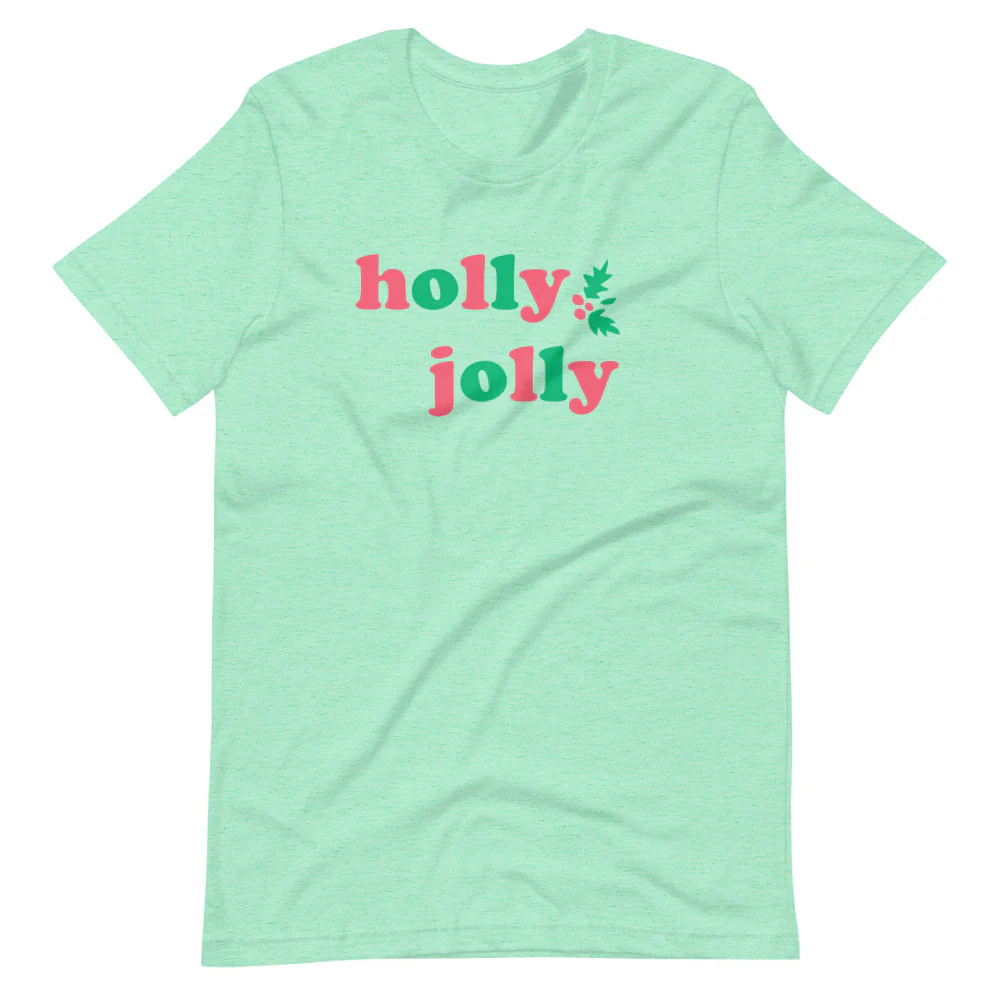 Mickey Holly Jolly Holiday Short-Sleeve Unisex T-Shirt