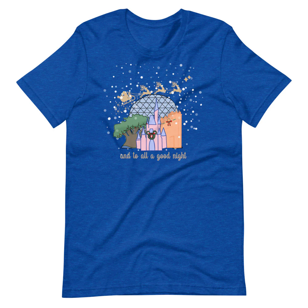 Christmas at Walt Disney World with Santa Short-Sleeve Unisex T-Shirt