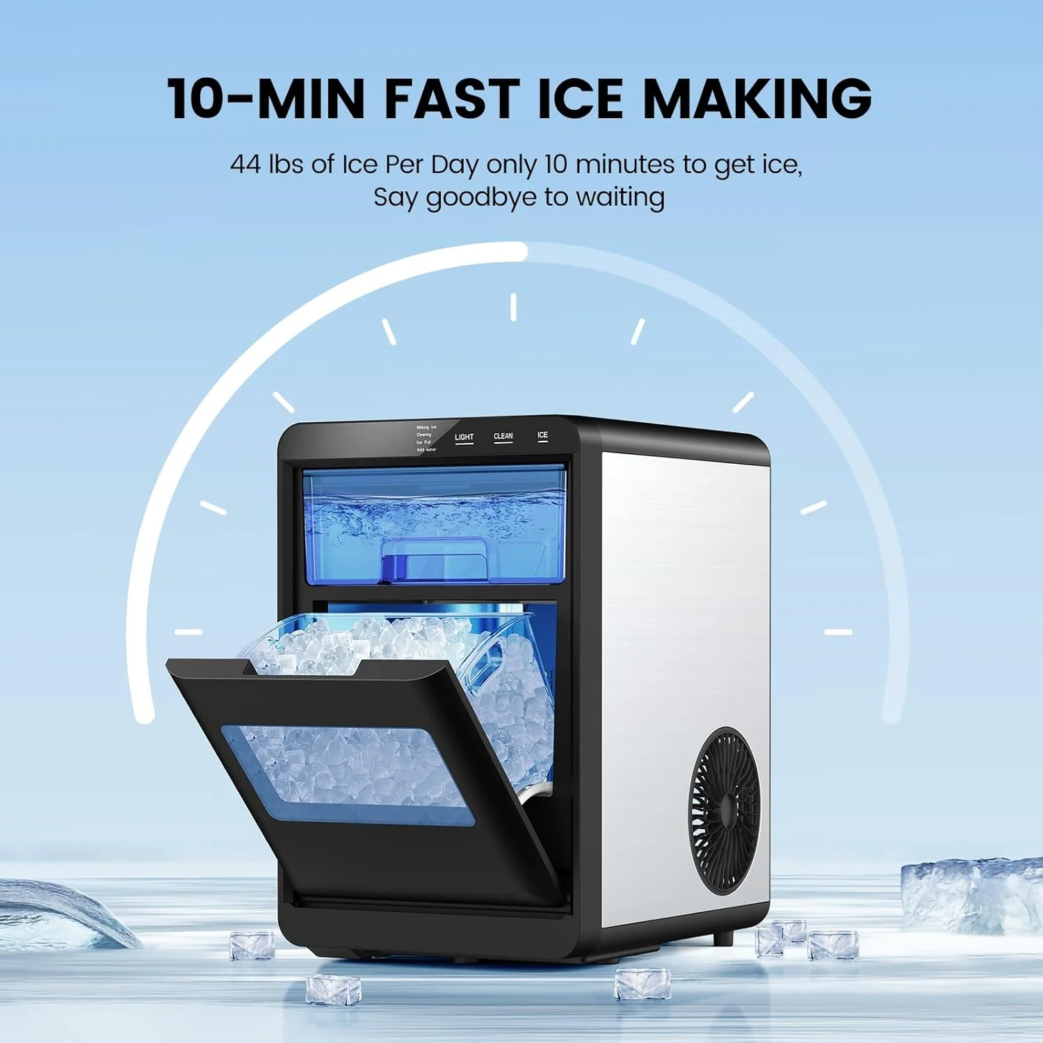 Kismile Nugget Ice Maker Countertop 58020RIM0