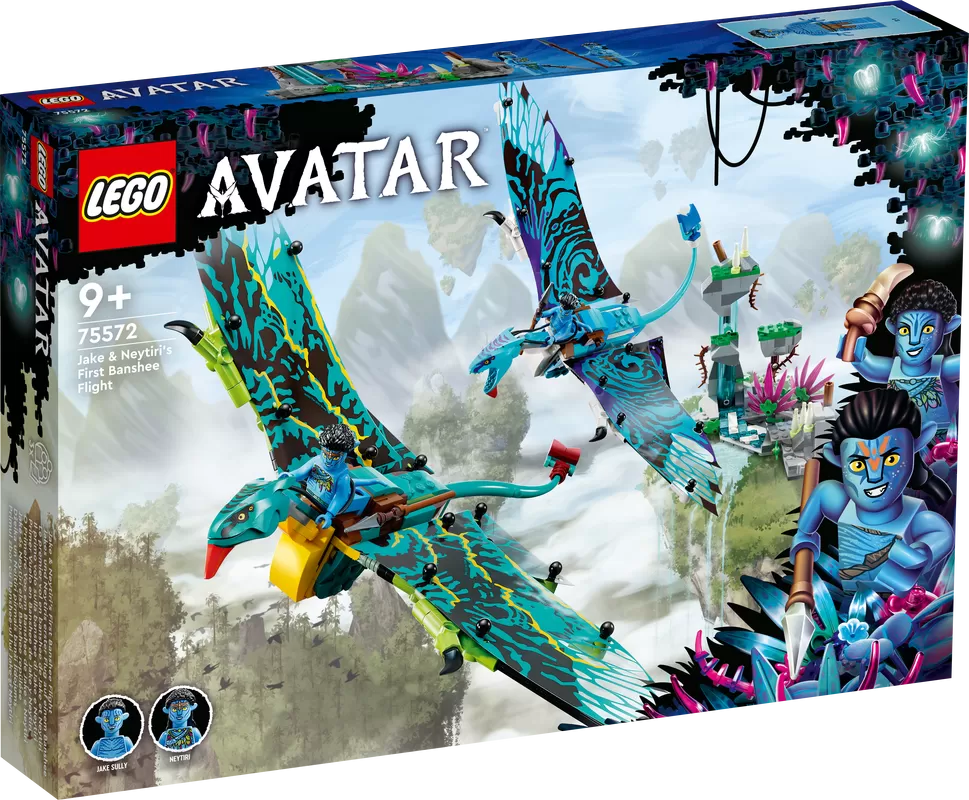 -® 75572 AVATAR JAKE & NEYTIRIS FIRST BANSHEE FLIGHT BUILDING TOY SET