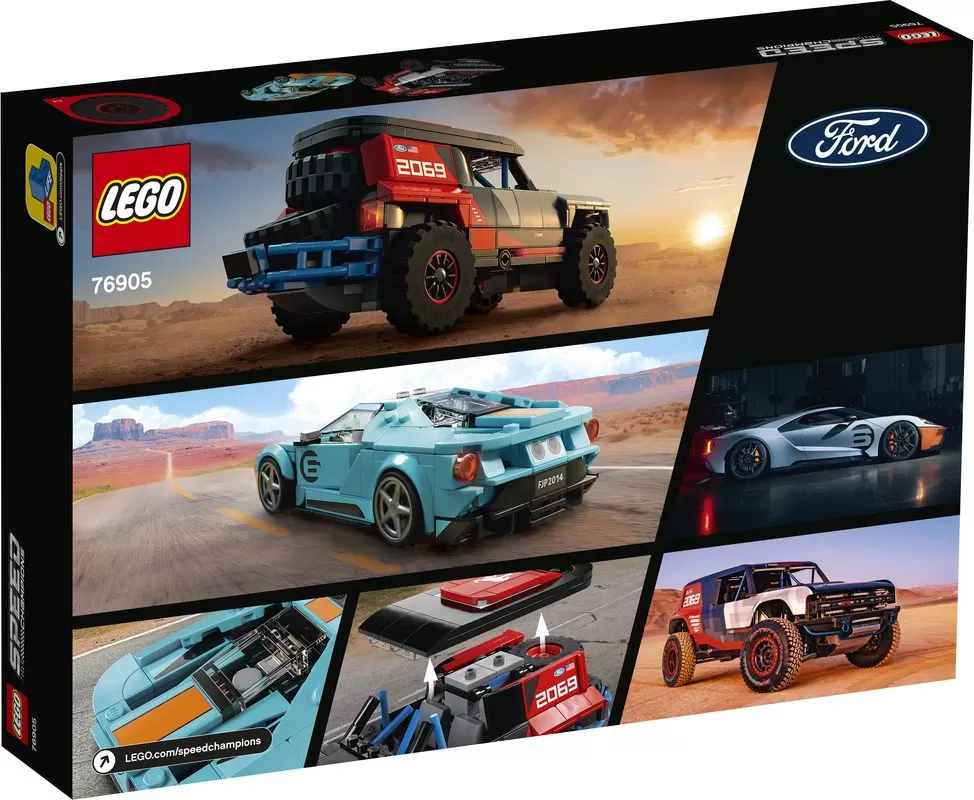 - 76905 SPEED CHAMPIONS FORD GT HERITAGE EDITION AND BRONCO R