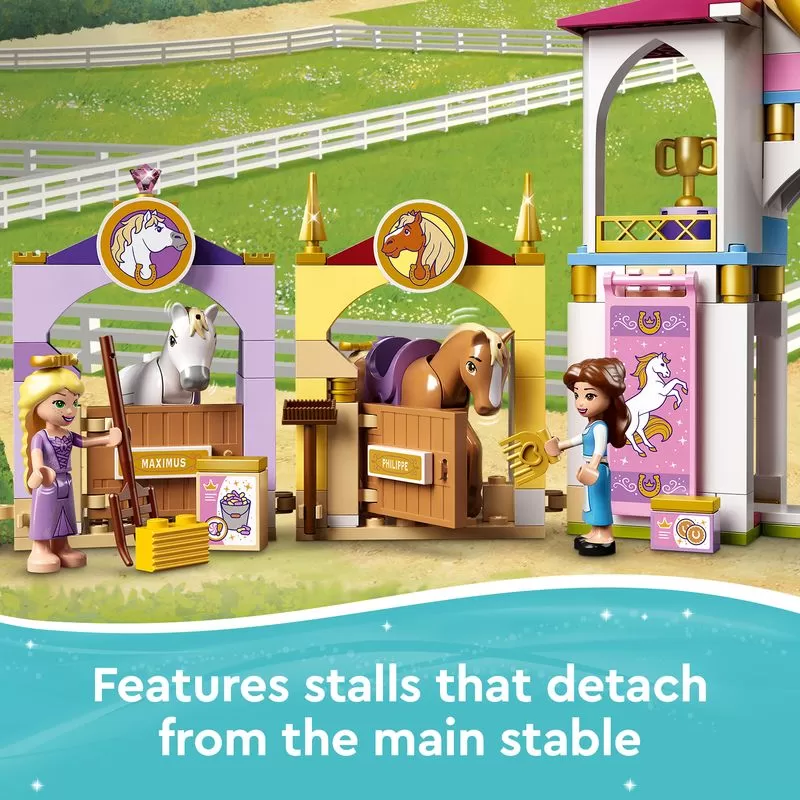 - 43195 - PRINCESS BELLE AND RAPUNZELS ROYAL STABLES