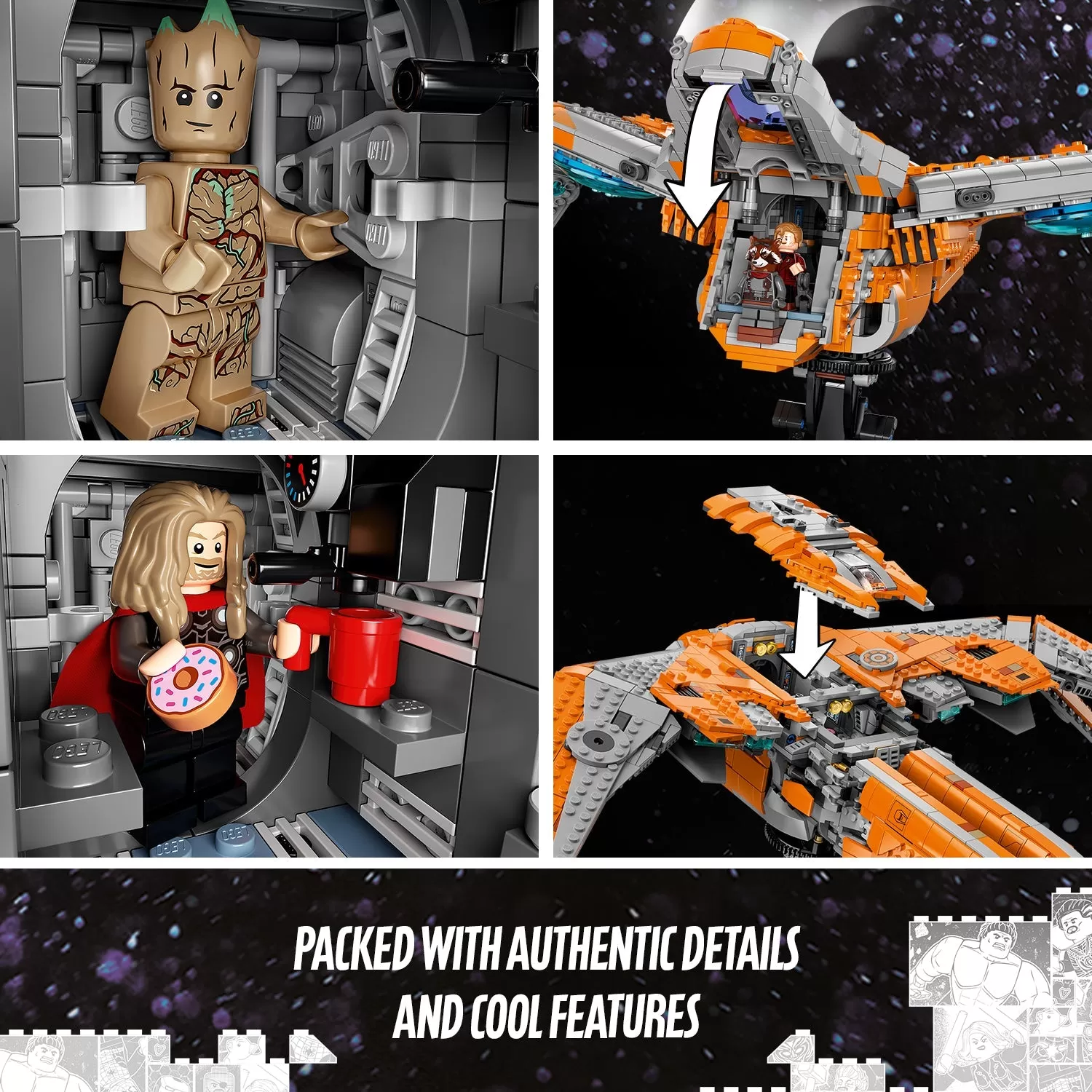 - 76193 SUPER HEROES THE GUARDIANS SHIP