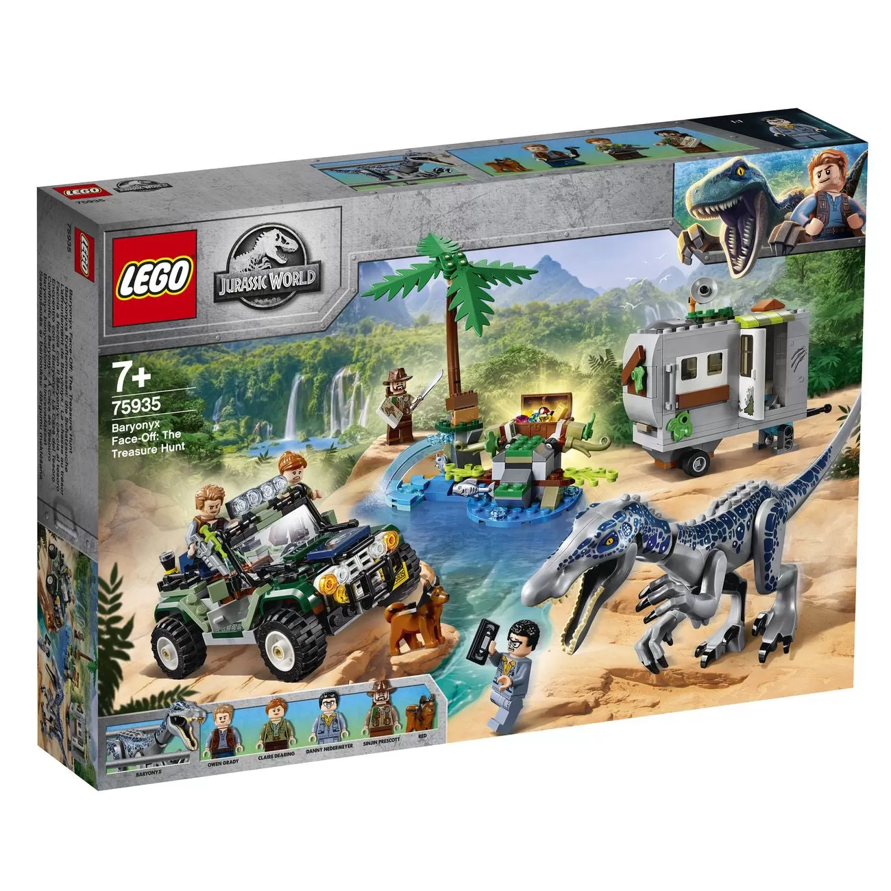 - 75935 JURASSIC WORLD BARYONYX FACE OFF THE TREASURE HUNT
