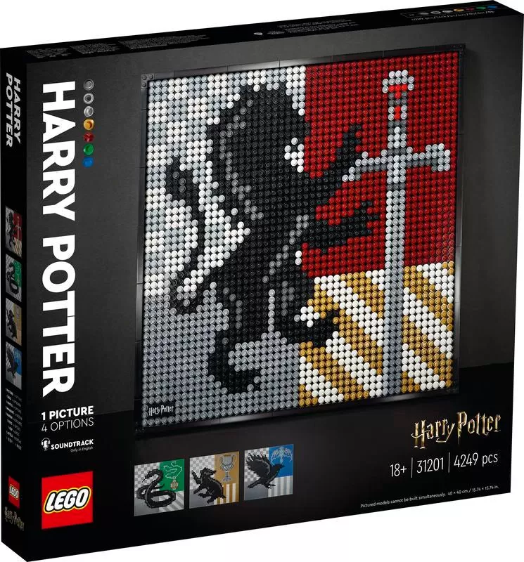 - 31201 ART HARRY POTTER HOGWARTS CRESTS